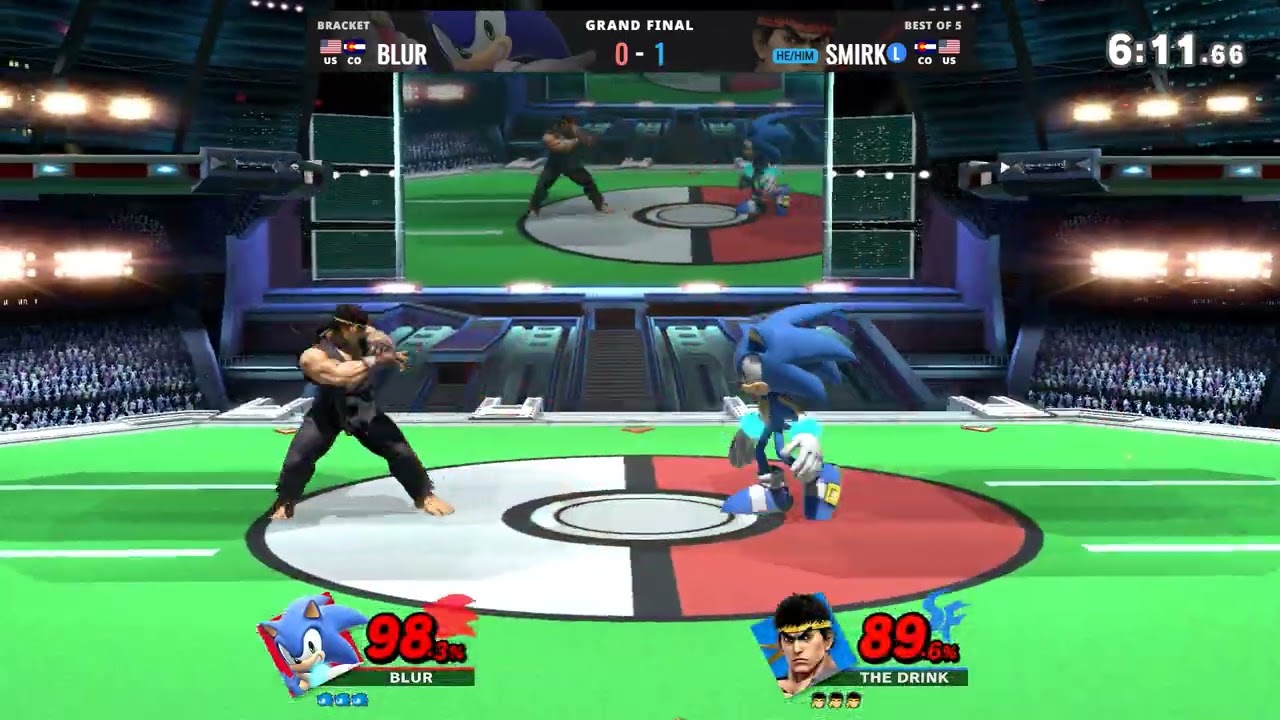Elysium Cafe #2 - Blur (Sonic) vs Smirk (Ryu) - Grand Finals