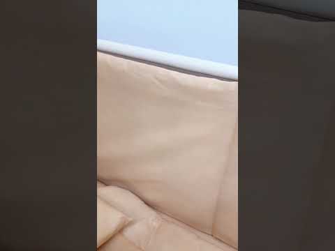 Конверт на виписку (ковдра) Золотиста демі бязь Penetka 90x90 см, видео 2