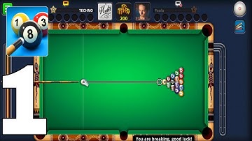 8 Ball Pool - Gameplay Walkthrough Part 1 (Android -ios) Aftab Ali Gamerz