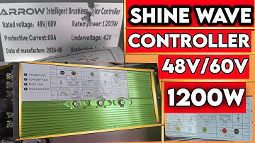 Shine Wave Controller | High-Speed | 1200W 60V | E Rickshaw Tech