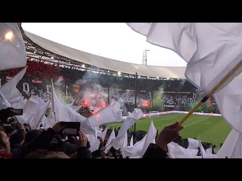 Feyenoord - Ajax 22 januari 2023 - sfeer en opkomst spelers