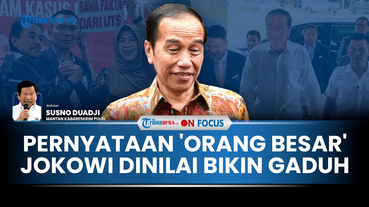 [FULL] Jokowi Dinilai Bikin Gaduh seusai Sebut 'Orang Besar' di Kasus Ijazah, Susno: Pengalihan Isu?