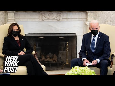 Joint public events between Harris, Biden decline amid falling poll numbers | New York Post