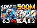 “6.3 vs 8.4 💀 500M IN 4 DAYS”