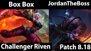 [ Box Box ] Riven vs Jax [ JordanTheBoss ] Top -  Box Box Riven Stream