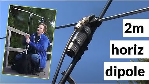 A horizontal dipole for 2 metres SSB pedestrian mobile (Wadetenna add-on)