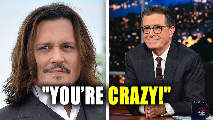 Johnny Depp SHUTS DOWN Stephen Colbert LIVE After Heated Exchange On Air -  YouTube