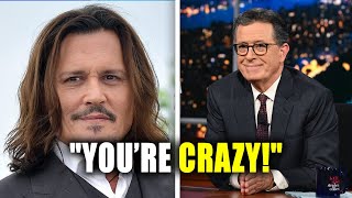 Johnny Depp SHUTS DOWN Stephen Colbert LIVE After Heated Exchange On Air