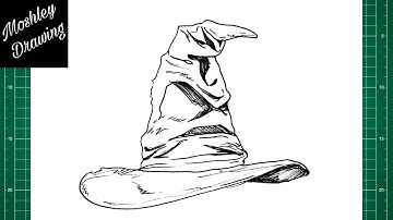 How to Draw The Sorting Hat - Harry Potter