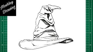 How to Draw The Sorting Hat - Harry Potter
