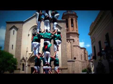 Especial Castellers de Sabadell 19-6-2011 " La 3ª clàssica de 8 completa " サバデル 人間の塔