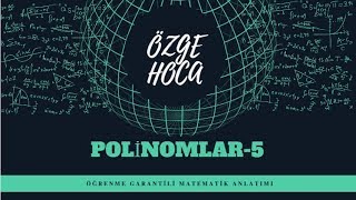 Poli̇nomlar 5