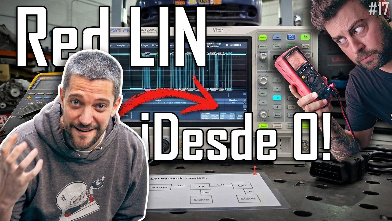 ⚡ Curso de Electricidad del Automóvil (17): Red LIN - ¡De 0 a 100!