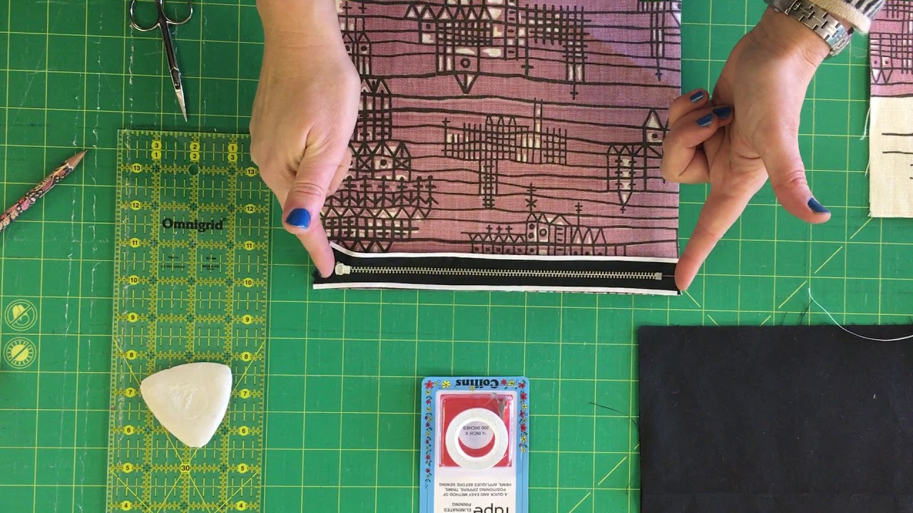 Lined clutch bag with clasp tutorial Step 5 YouTube