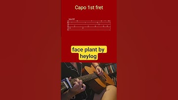 Thumbnail of face plant by heylog- Acoustic Guitar Tab #shorts
