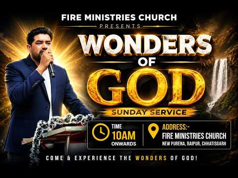 WONDERS OF GOD || SUNDAY SERVICE || With Apostle  Sushant Gyanik || 31 May 2026