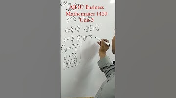 Business Mathematics 1429 (AIOU)|Unit-3 Q.No.4(a)|Maths by Muhammad Ahmad