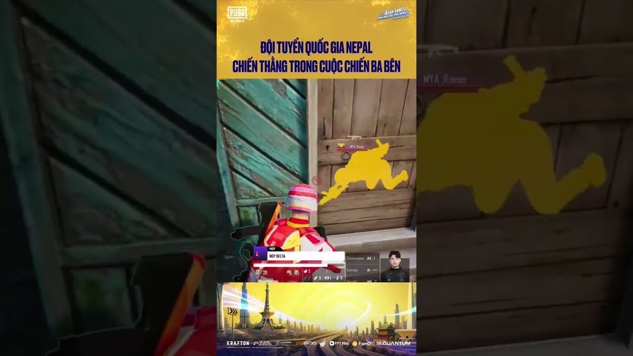 ĐỘI TUYỂN QUỐC GIA NEPAL CHIẾN THẮNG CUỘC CHIẾN 3 BÊN  #pubgmobilevietnam #asiangamesqualifiers2026