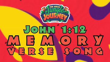 John 1:12 Memory Verse Song With Lyrics! | The Great Jungle Journey VBS