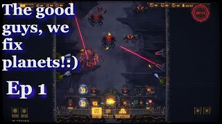Drill Core gameplay - Roguelite Mining & Defense game - Wall World + Dome Keeper - Fix planets :)