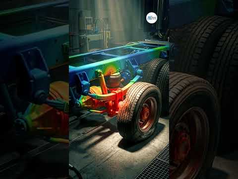 Truck Ke 2 Rear Axles Ek Saath Kaise Kaam Karte Hain? | Balance Beam Suspension Explained
