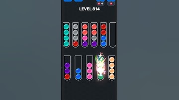 ball Sort Puzzle nível 814 #games #puzzle #level #pop #gaming #colors #gameplay #automobile #gamer