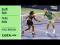 Sockgauff vs kudlaparks full match  2023 us open round 1