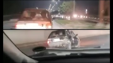 CIVIC Slams into Mehran | Honda Civic Suzuki Mehran Accident | Civic Mehran Accident 2022