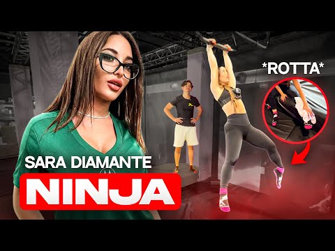 CAVIGLIA R**TA per SARA DIAMANTE al NINJA WARRIOR! 😱🚑