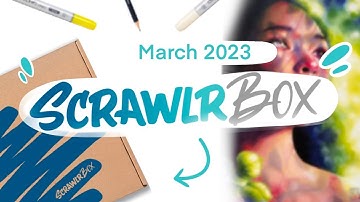 ScrawlrBox March 2023 UNBOXING! // EmilyArts