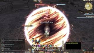 FF XIV: Stormblood - 4.05 Warrior rotation on SSS V4S dummy (STR accs)
