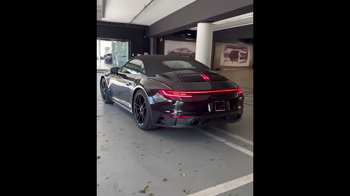 Sound check 992 GTS Convertible