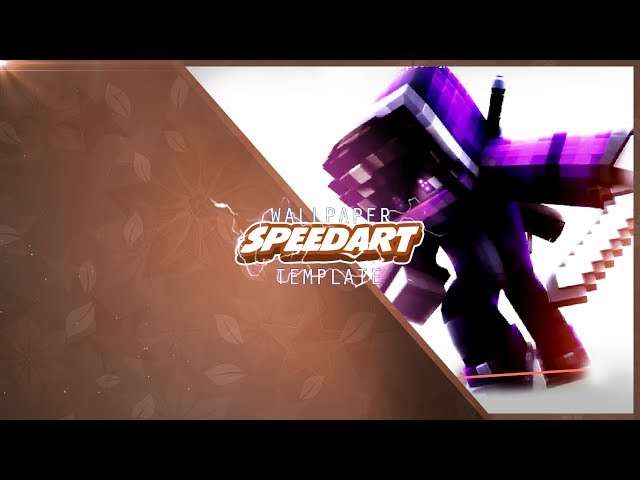 Speed Minecraft Background Minecraft Wallpaper Template Speedart