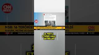 16 Pkk'lı Terörist Etkisiz Hale Getirildi! Aralarında Sözde Yöneticiler De Var...