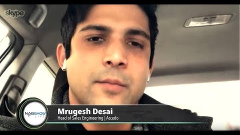 Accedo: Pre-NAB Show Video Interview. #NABShow @NABShow