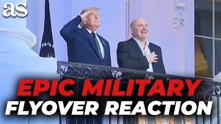 WILD REACTION of DANA WHITE and TRUMP at the WHITE HOUSE after THUNDERBIRDS & BLUE ANGELS flyover