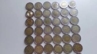 SUPER RARE 2 EURO coin collection 2019