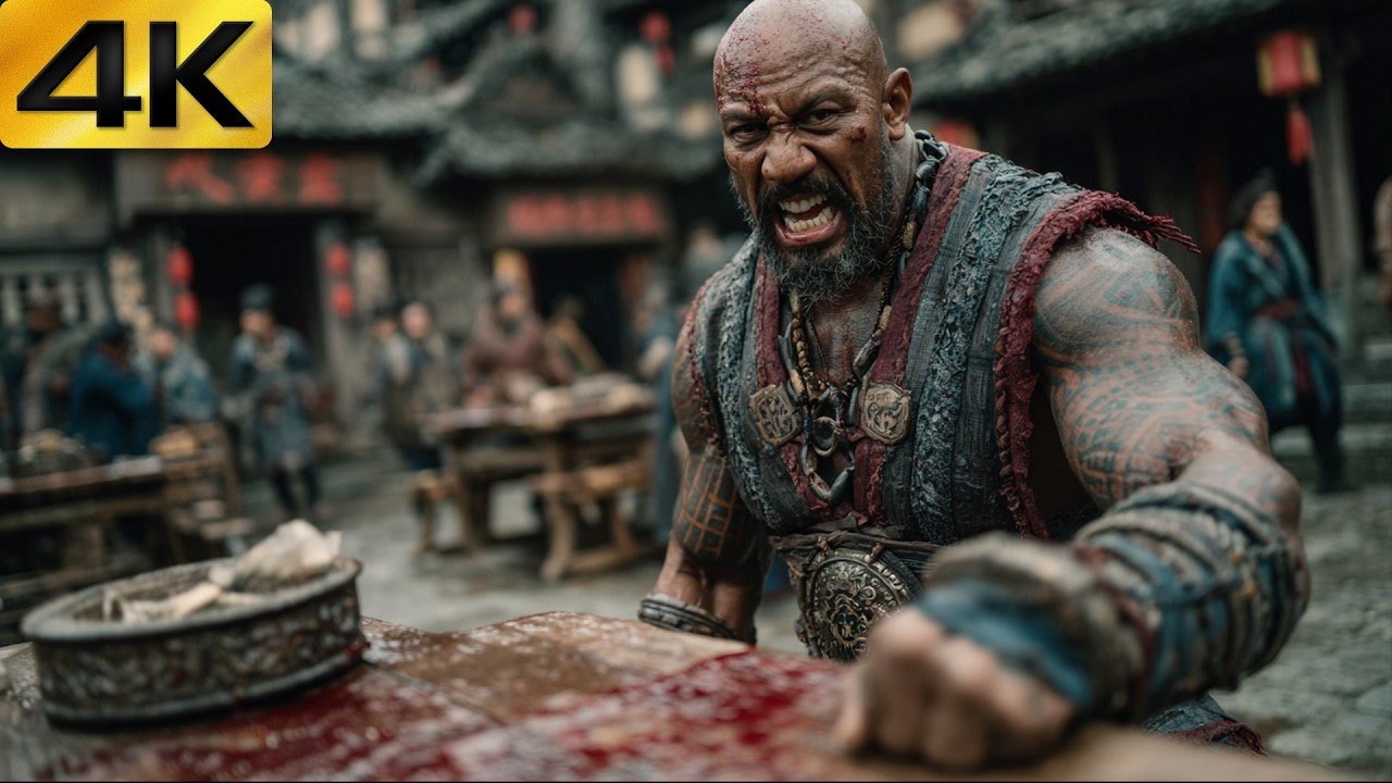 【4K】Классический боевик: Его унизили за обедом… но он раскрыл тайное кунг-фу и уничтожил всех!
