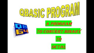 Famous Qbasic program to convert binary number to octal number. Modular Programming .Sub procedure. Net Worth
