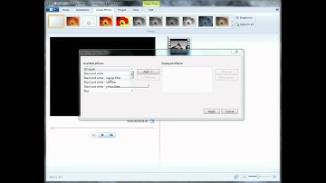 Adding fade-in fade-out effects in Windows Live Movie Maker