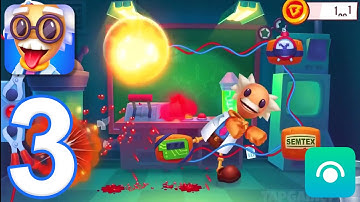 Kick the Buddyman: Mad Lab - Gameplay Walkthrough Part 3 - All Weapons (iOS)