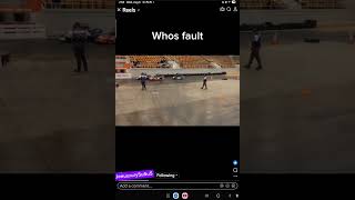 Whos fault or racing incident #automobile #sportscar #racing #sportsvehicle #nascar #motormouths