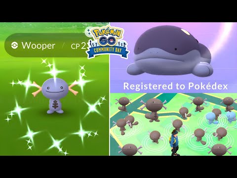 Pokemon GO: Shiny Wooper, Shiny Quagsire, Shiny Paldean Wooper and Shiny  Clodsire guide