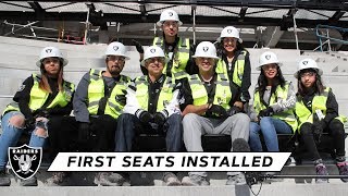 The raiders created a special moment for diaz family, who thought they
were just on stadium tour, with surprise that their seats first ins...