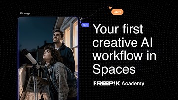 Build your first creative AI workflow in Spaces | Freepik Academy