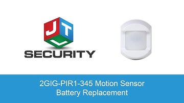 2GIG Motion Sensor Battery Replacement - by JTL Security