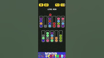 Ball Sort Puzzle Level 1038