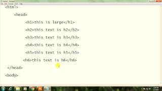 HEADINGS in html  part-2