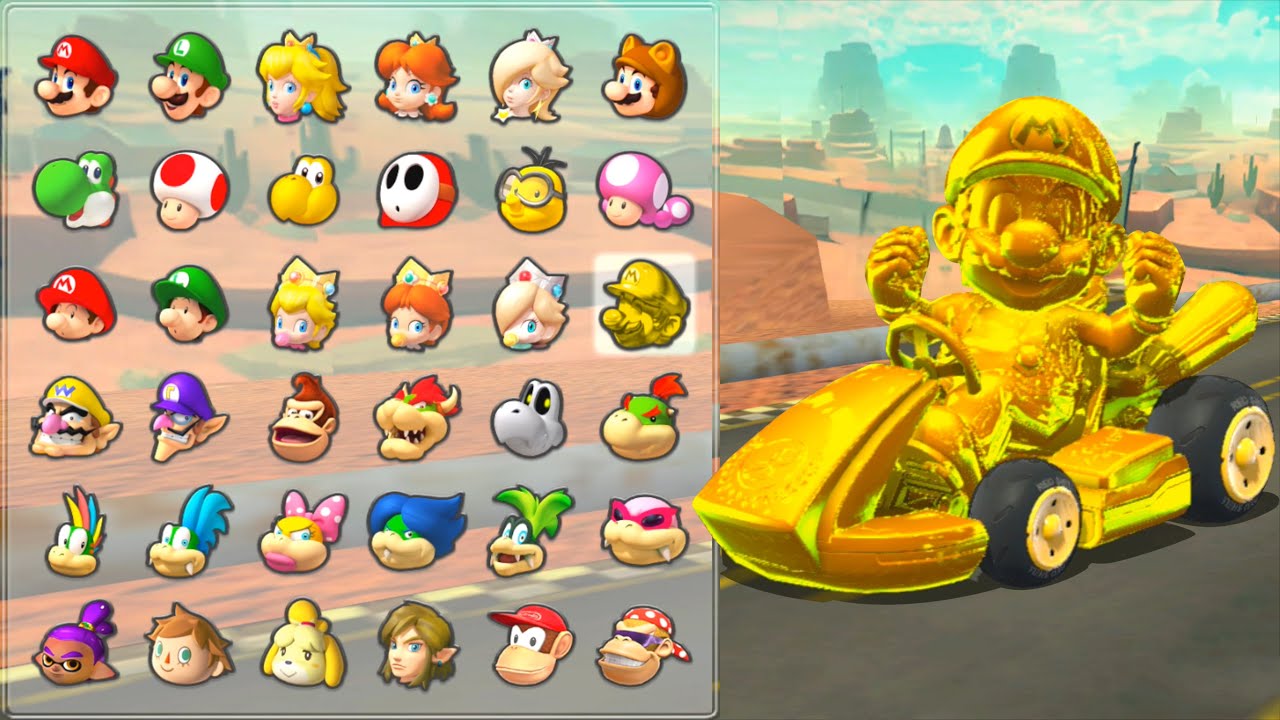 マリオカート8デラックス】ゴールドマリオの激走でNintendo