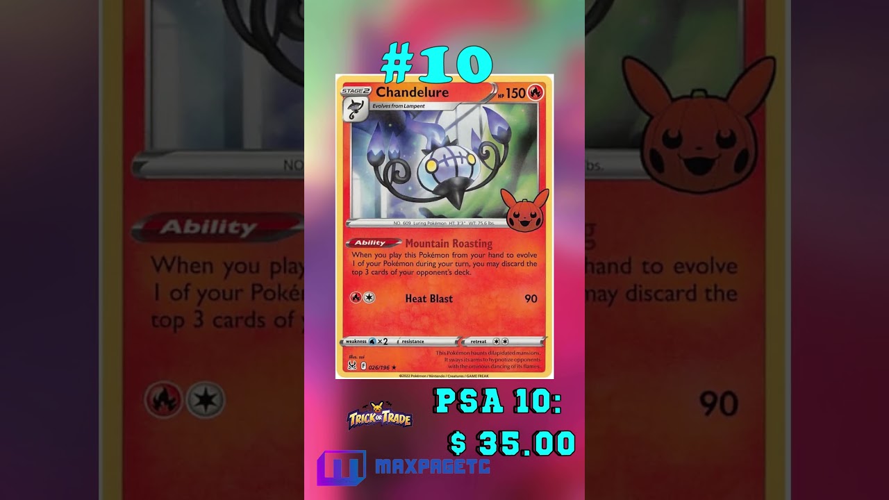 Top 15 Chandelure Pokémon Cards 